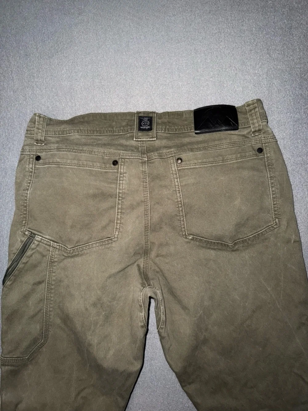 Wrangler All Terrain Gear Olive Green Utility Pants